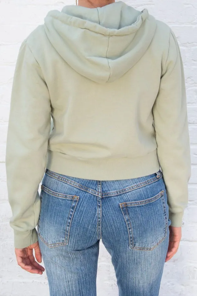 Clothing Crystal Hoodie Brandy Melville SWEATPANTS and SWEATSHIRTS