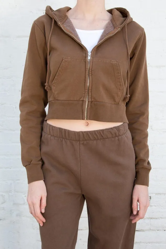 Clothing Crystal Hoodie Brandy Melville SWEATPANTS and SWEATSHIRTS