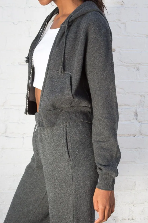 Clothing Crystal Hoodie Brandy Melville SWEATPANTS and SWEATSHIRTS