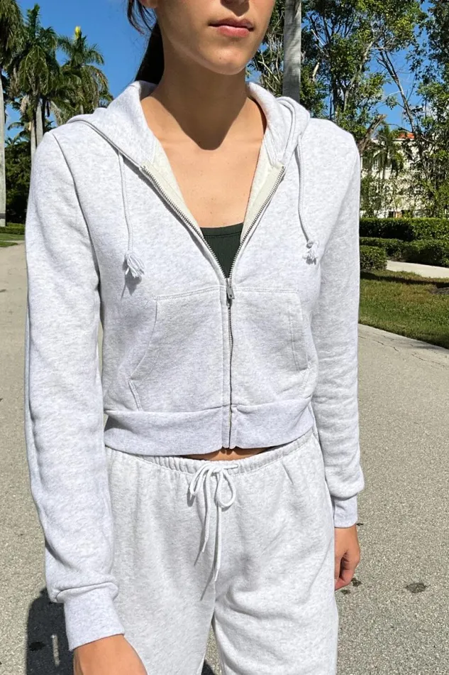 Clothing Crystal Hoodie Brandy Melville SWEATPANTS and SWEATSHIRTS