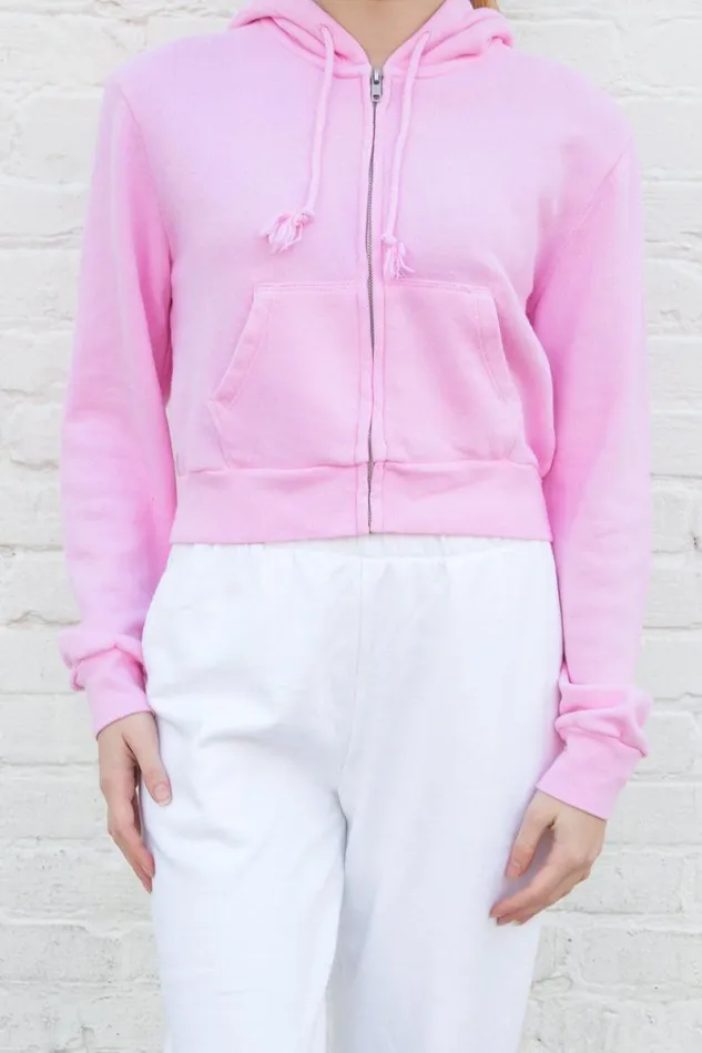 Clothing Crystal Hoodie Brandy Melville SWEATPANTS and SWEATSHIRTS