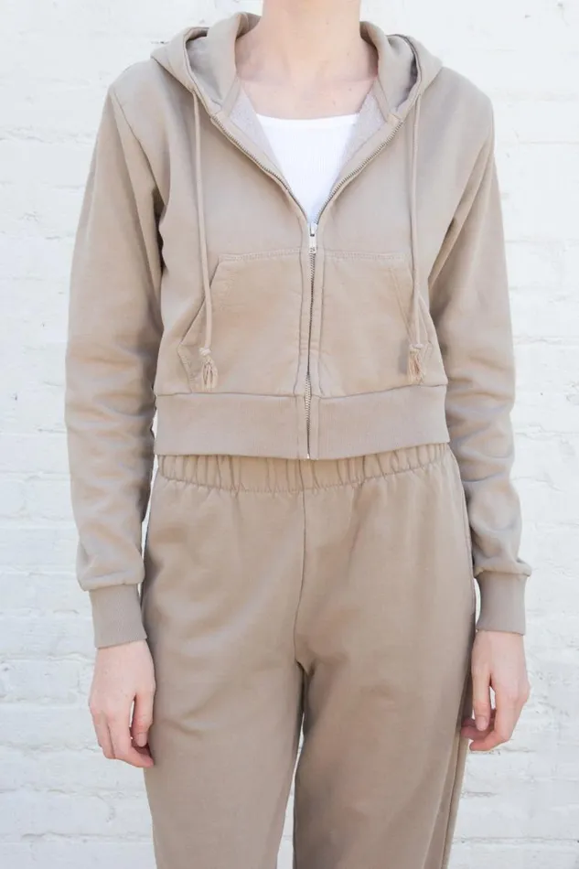 Clothing Crystal Hoodie Brandy Melville SWEATPANTS and SWEATSHIRTS