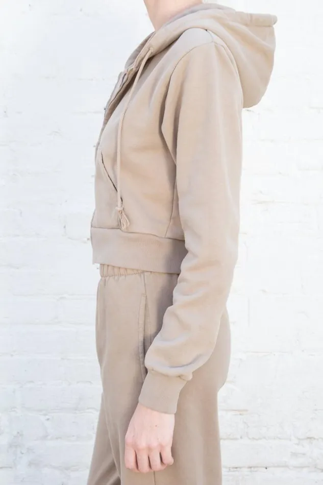 Clothing Crystal Hoodie Brandy Melville SWEATPANTS and SWEATSHIRTS