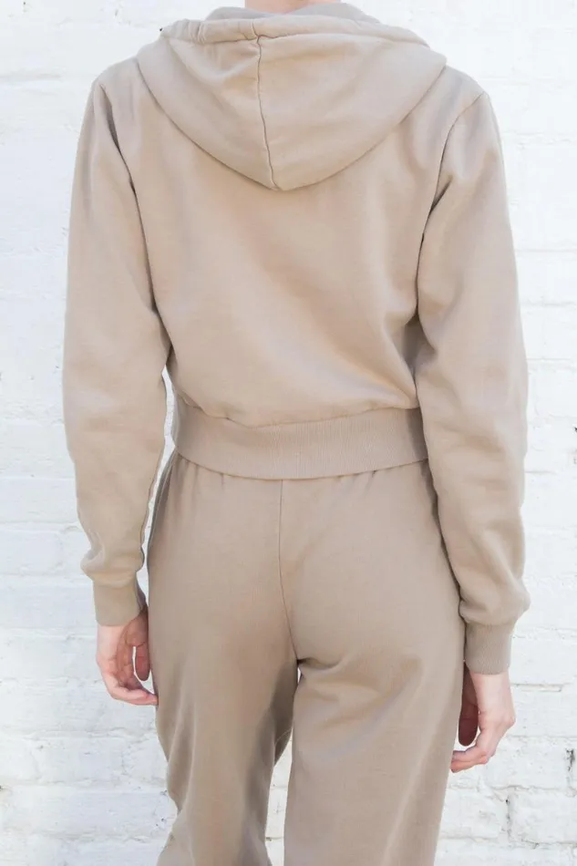 Clothing Crystal Hoodie Brandy Melville SWEATPANTS and SWEATSHIRTS