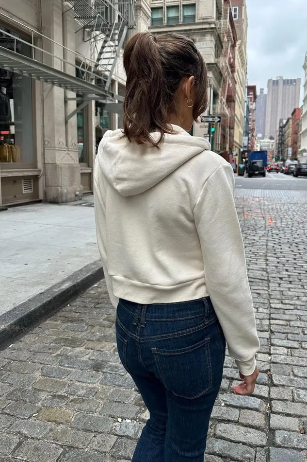 Clothing Crystal Hoodie Brandy Melville SWEATPANTS and SWEATSHIRTS