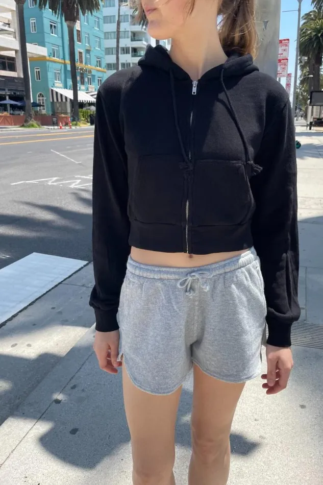 Clothing Crystal Hoodie Brandy Melville SWEATPANTS and SWEATSHIRTS