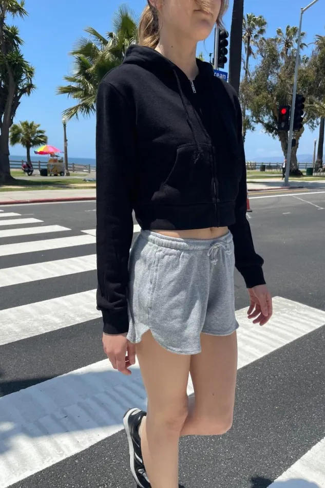 Clothing Crystal Hoodie Brandy Melville SWEATPANTS and SWEATSHIRTS