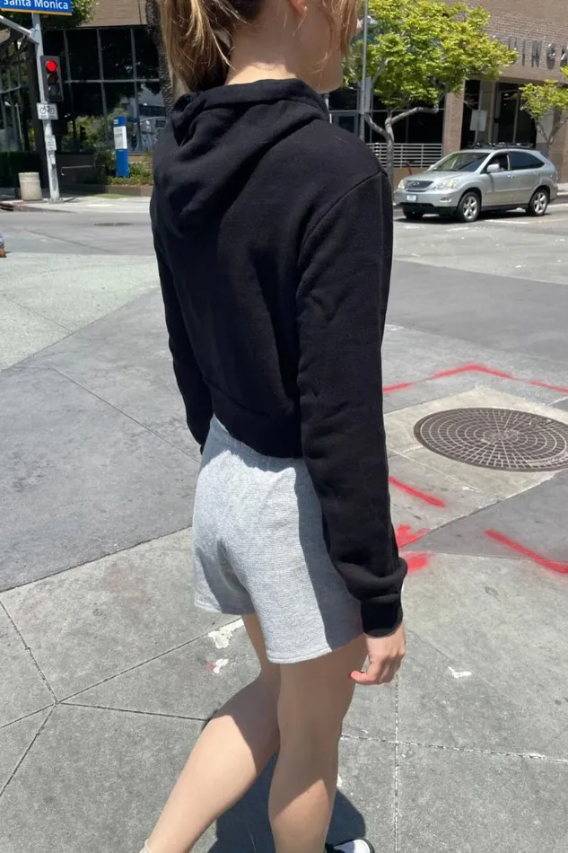 Clothing Crystal Hoodie Brandy Melville SWEATPANTS and SWEATSHIRTS