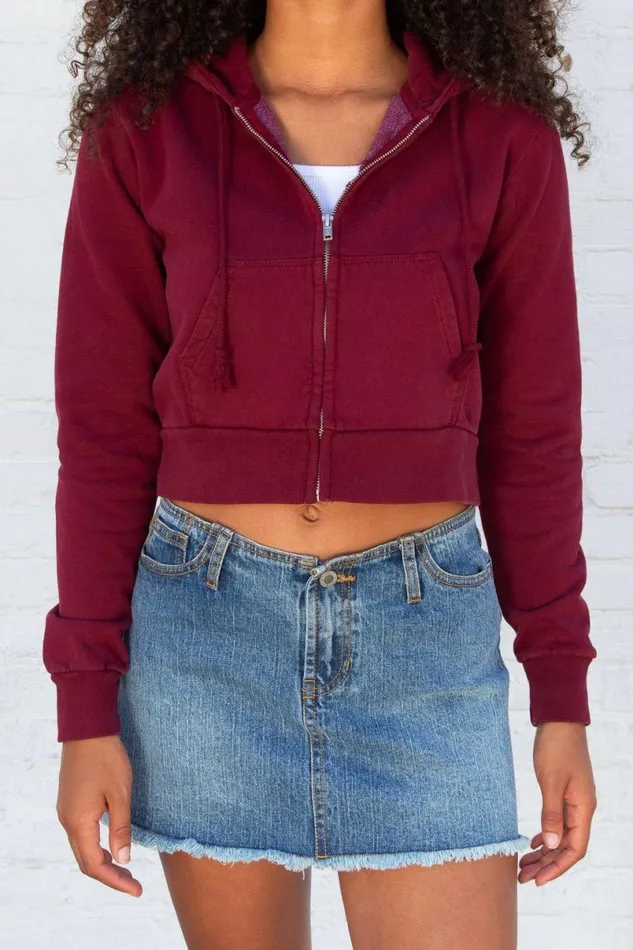 Clothing Crystal Hoodie Brandy Melville SWEATPANTS and SWEATSHIRTS