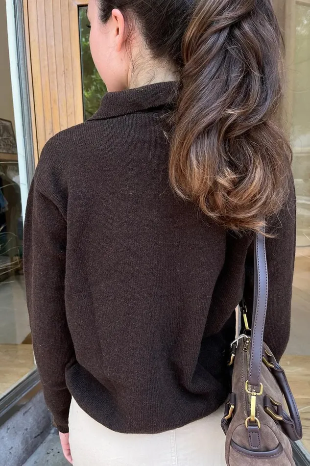 Clothing Elise Heavy Wool Cardigan Brandy Melville SWEATERS Clothing Elise Heavy Wool Cardigan Brandy Melville SWEATERS