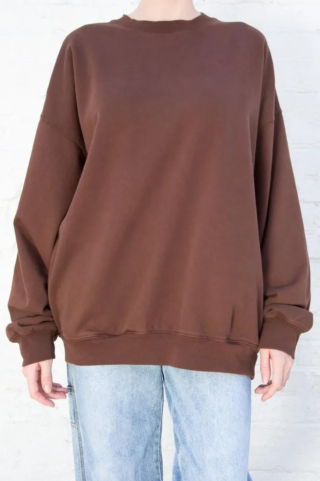 Clothing Erica Oversized Sweatshirt Brandy Melville SWEATPANTS and SWEATSHIRTS Clothing Erica Oversized Sweatshirt Brandy Melville SWEATPANTS and SWEATSHIRTS