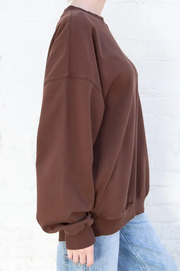 Clothing Erica Oversized Sweatshirt Brandy Melville SWEATPANTS and SWEATSHIRTS Clothing Erica Oversized Sweatshirt Brandy Melville SWEATPANTS and SWEATSHIRTS