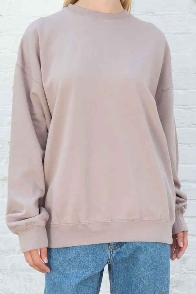 Clothing Erica Oversized Sweatshirt Brandy Melville SWEATPANTS and SWEATSHIRTS Clothing Erica Oversized Sweatshirt Brandy Melville SWEATPANTS and SWEATSHIRTS