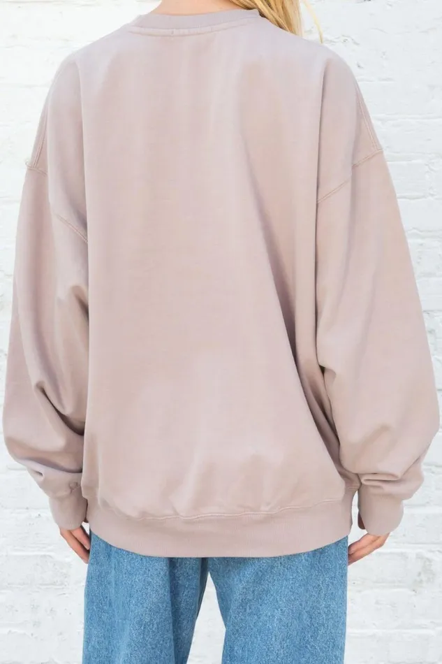Clothing Erica Oversized Sweatshirt Brandy Melville SWEATPANTS and SWEATSHIRTS Clothing Erica Oversized Sweatshirt Brandy Melville SWEATPANTS and SWEATSHIRTS