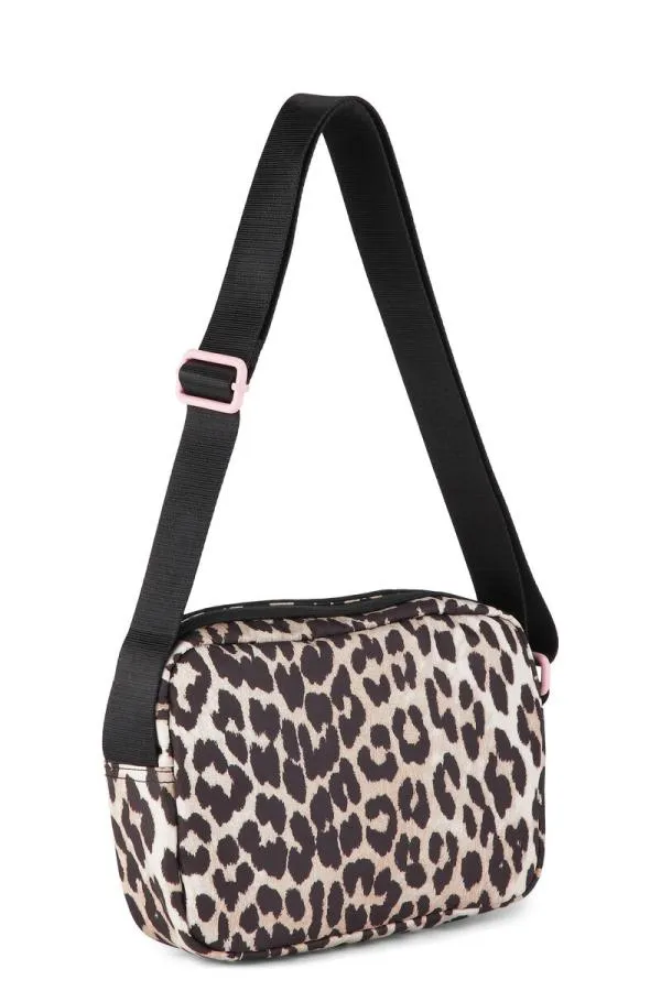 Clothing GANNI Leopard Print Recycled Festival Bag Leopard Clothing GANNI Leopard Print Recycled Festival Bag Leopard