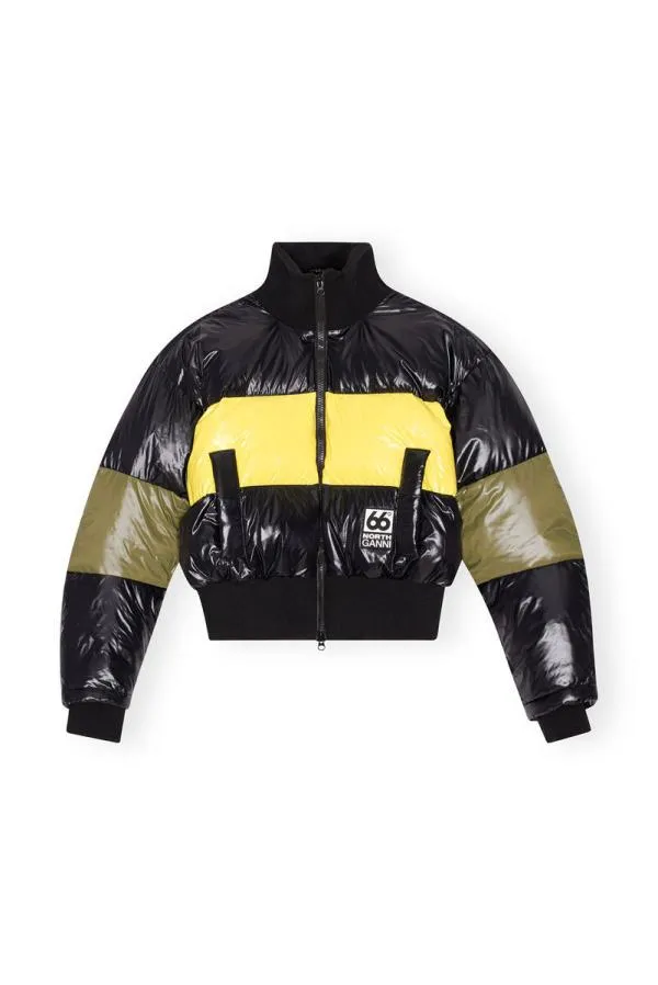 Clothing GANNI Outerwear X 66North Askja Down Bomber Black