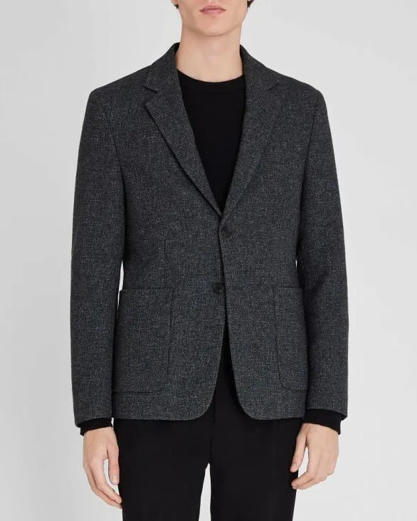 Club Monaco Blazers and Suiting Capsule Winter Textured Jacket Navy 8211 Men