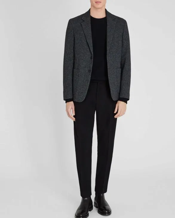 Club Monaco Blazers and Suiting Capsule Winter Textured Jacket Navy 8211 Men