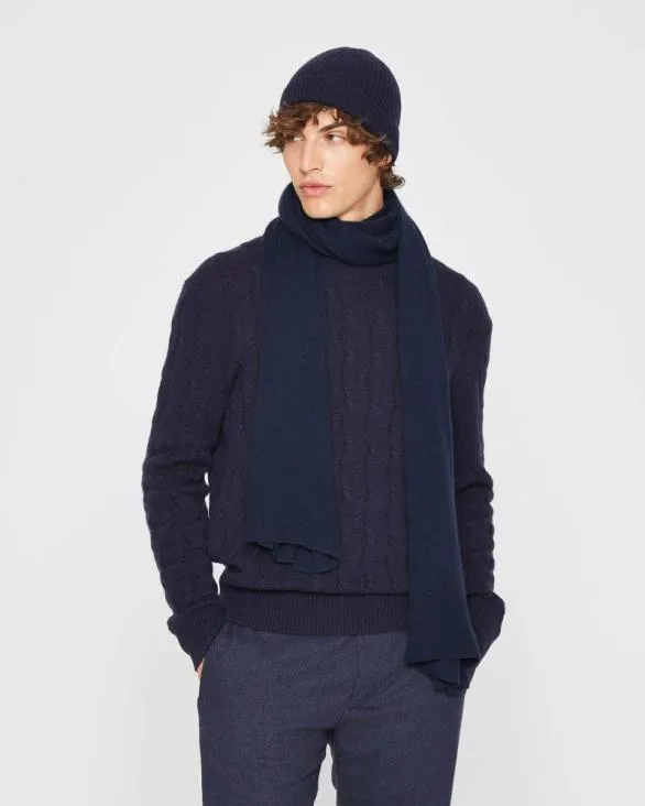Club Monaco Hats Scarves and Gloves Kensington Cashmere Scarf Navy 8211 Men