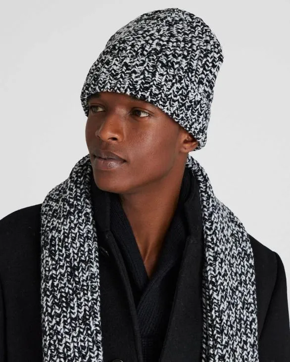 Club Monaco Hats Scarves and Gloves Novelty RibbedKnit Hat Black 8211 Women