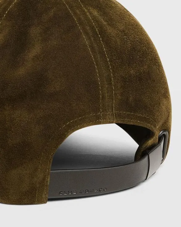 Club Monaco Hats Scarves and Gloves Suede Cap Olive 8211 Men