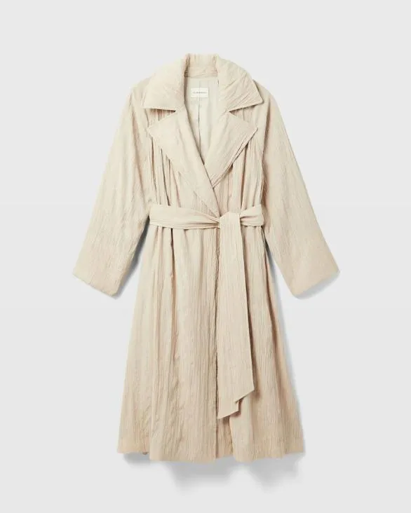 Club Monaco Jackets and Coats Crinkle Trench Dusty Mauve 8211 Women