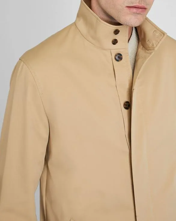 Club Monaco Jackets and Coats Funnel Neck Mac Coat Khaki 8211 Men
