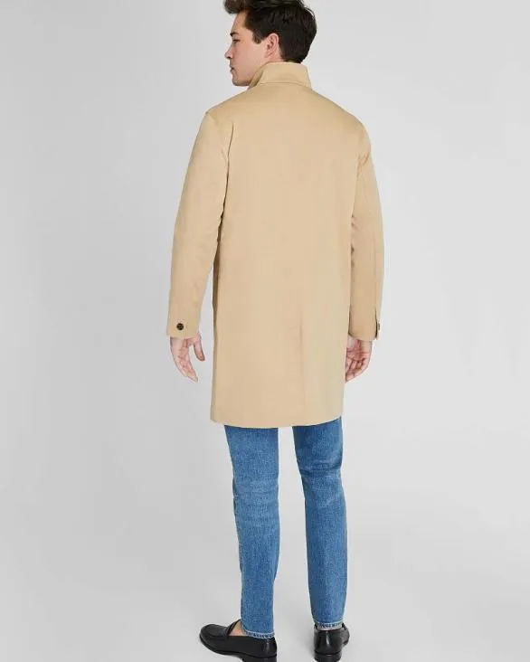 Club Monaco Jackets and Coats Funnel Neck Mac Coat Khaki 8211 Men