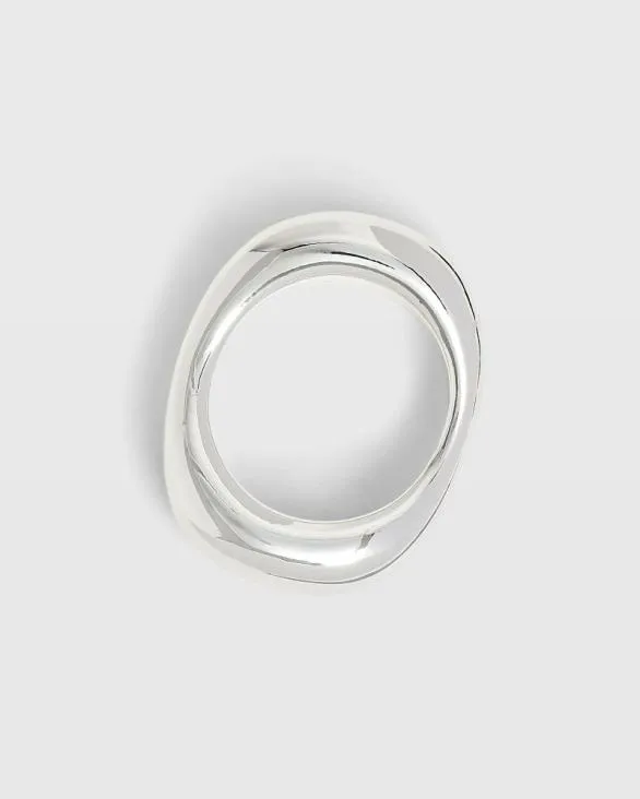 Club Monaco Jewelry Double Dome Ring Silver 8211 Women