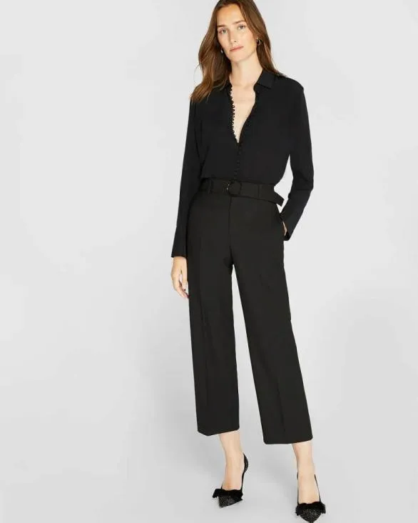 Club Monaco Pants Enamel Ring Pant Black 8211 Women