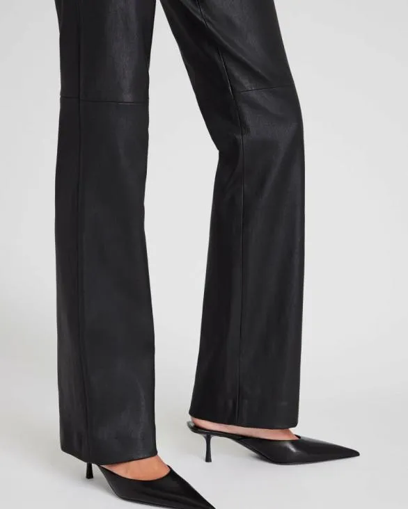 Club Monaco Pants FullLength Leather Pant Black 8211 Women