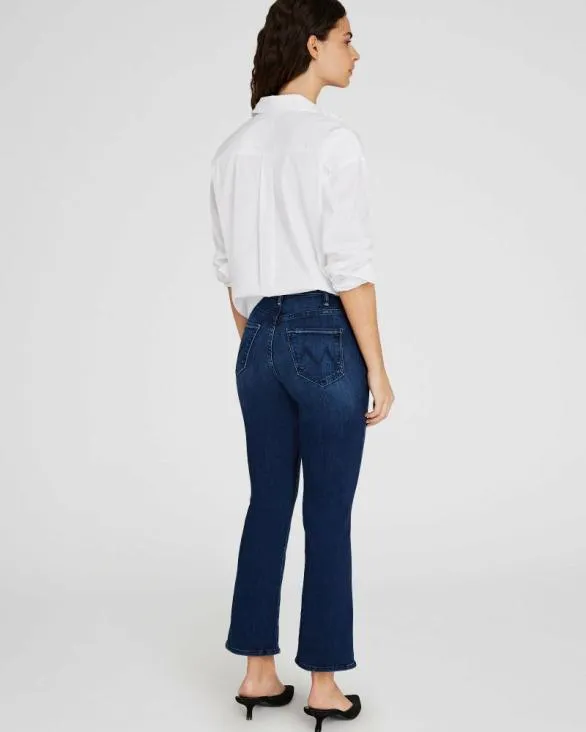 Club Monaco Pants MOTHER The Hustler Ankle Jeans Dark Blue 8211 Women