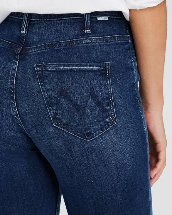 Club Monaco Pants MOTHER The Hustler Ankle Jeans Dark Blue 8211 Women