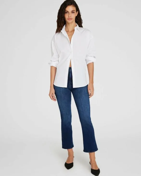 Club Monaco Pants MOTHER The Hustler Ankle Jeans Dark Blue 8211 Women