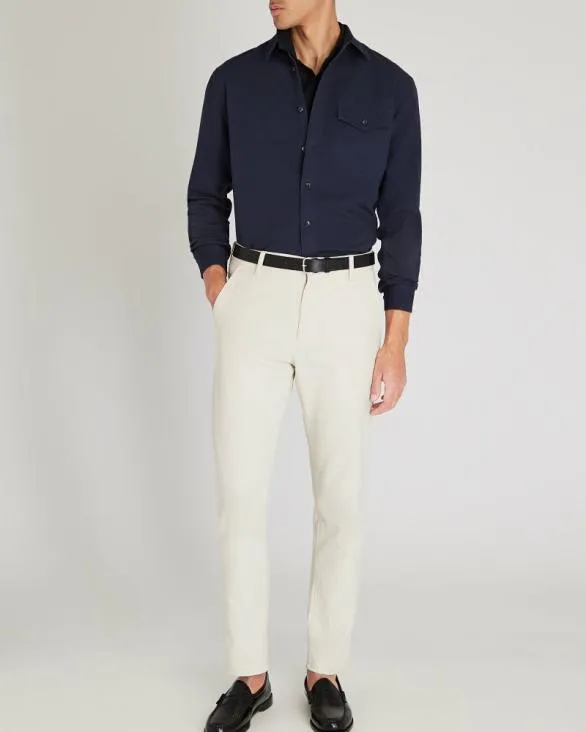Club Monaco Shirts LongSleeve Standard Texture Shirt Dark Blue 8211 Men