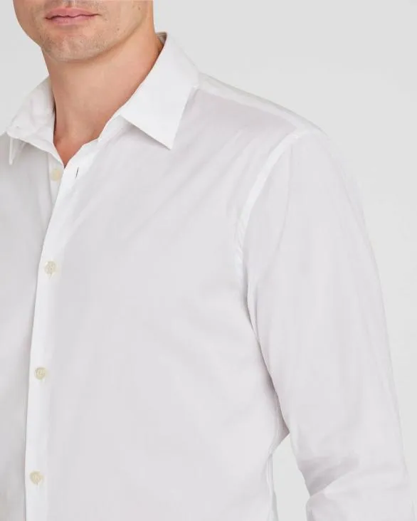 Club Monaco Shirts Stretch Poplin Dress Shirt White 8211 Men