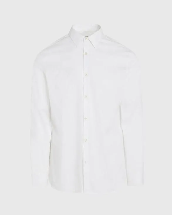 Club Monaco Shirts Stretch Poplin Dress Shirt White 8211 Men