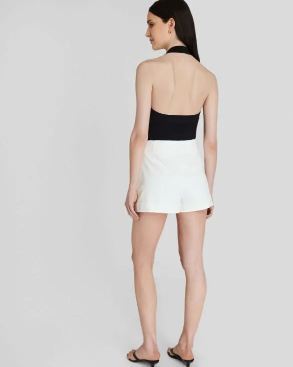 Club Monaco Shorts Textured HighRise Short White 8211 Women
