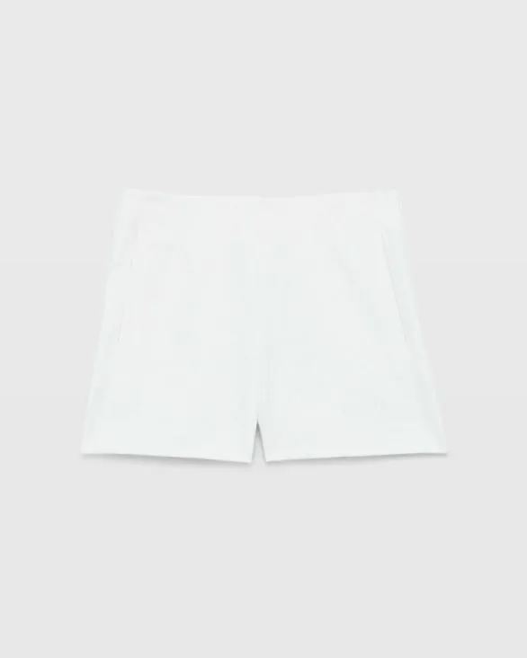 Club Monaco Shorts Textured HighRise Short White 8211 Women