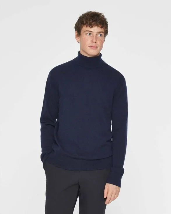 Club Monaco Sweaters Cashmere Turtleneck Navy 8211 Men