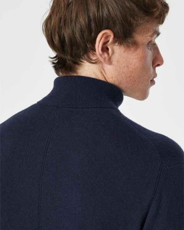 Club Monaco Sweaters Cashmere Turtleneck Navy 8211 Men