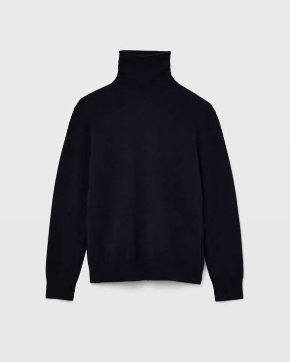 Club Monaco Sweaters Cashmere Turtleneck Navy 8211 Men