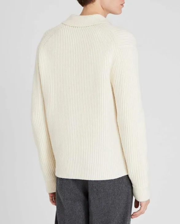 Club Monaco Sweaters Chunky Collar Cardigan Off White 8211 Men