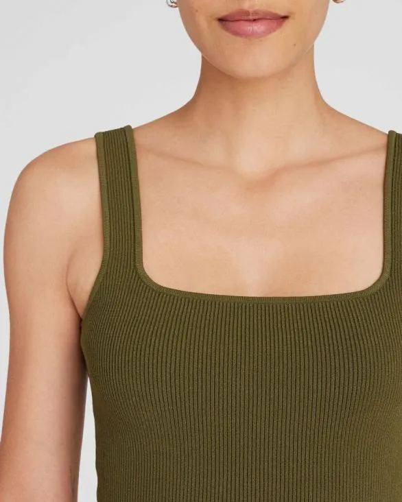 Club Monaco Sweaters Square Neck Tank Olive Drab 8211 Women