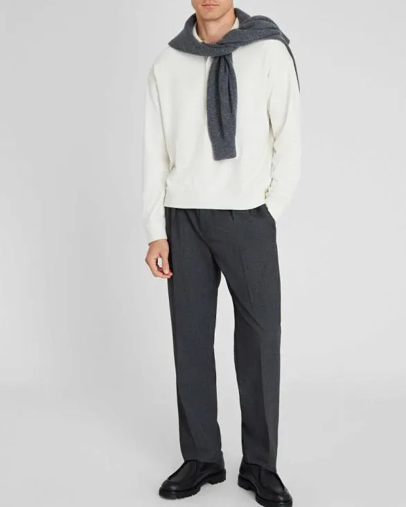 Club Monaco Sweatshirts and Lounge Cotton Sweatshirt Polo Cream 8211 Men
