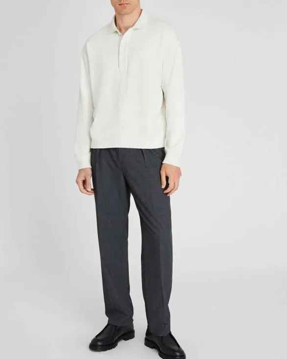 Club Monaco Sweatshirts and Lounge Cotton Sweatshirt Polo Cream 8211 Men