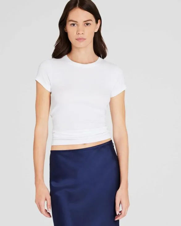 Club Monaco Tees Pima Bowee Tee White 8211 Women