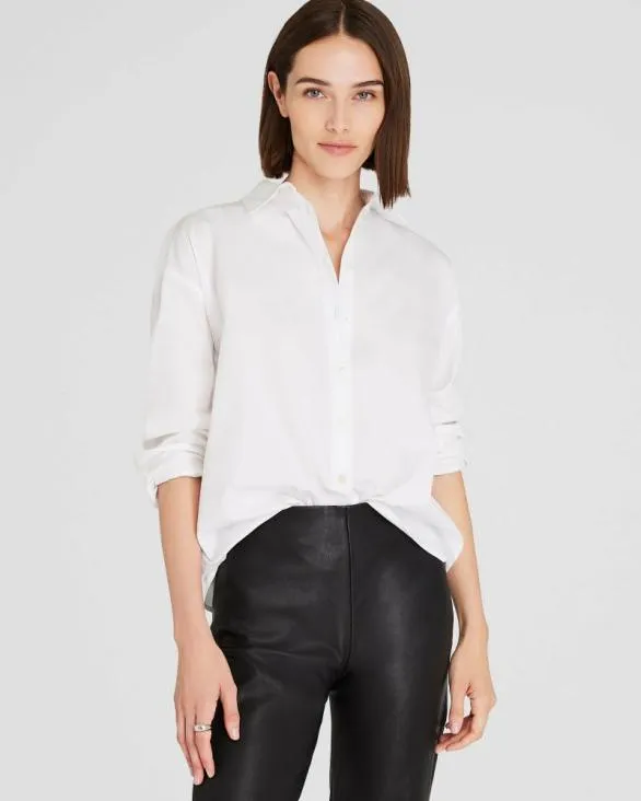 Club Monaco Tops Classic Cotton ButtonDown Shirt White 8211 Women