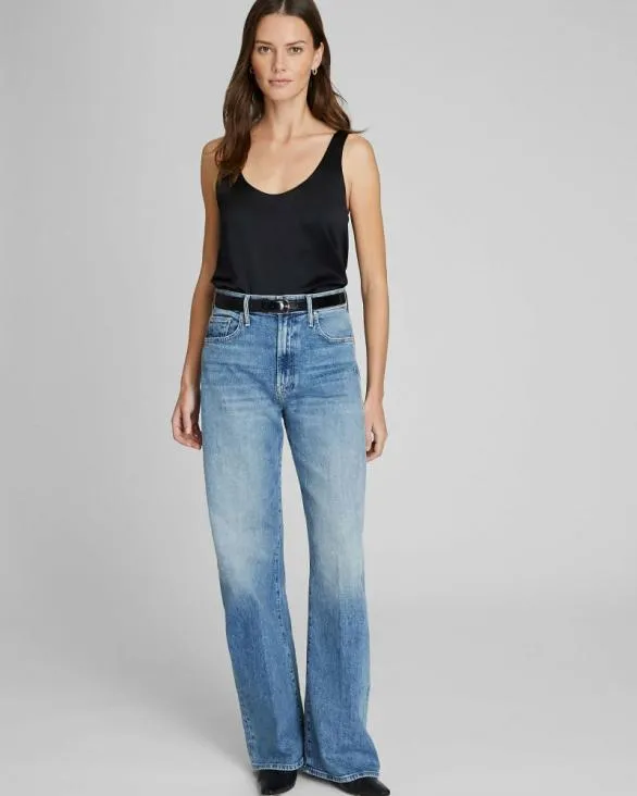 Club Monaco Tops Luxe Silk Scoop Neck Top Black 8211 Women
