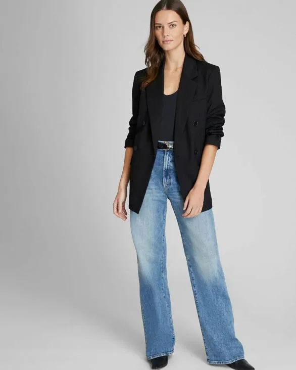 Club Monaco Tops Luxe Silk Scoop Neck Top Black 8211 Women